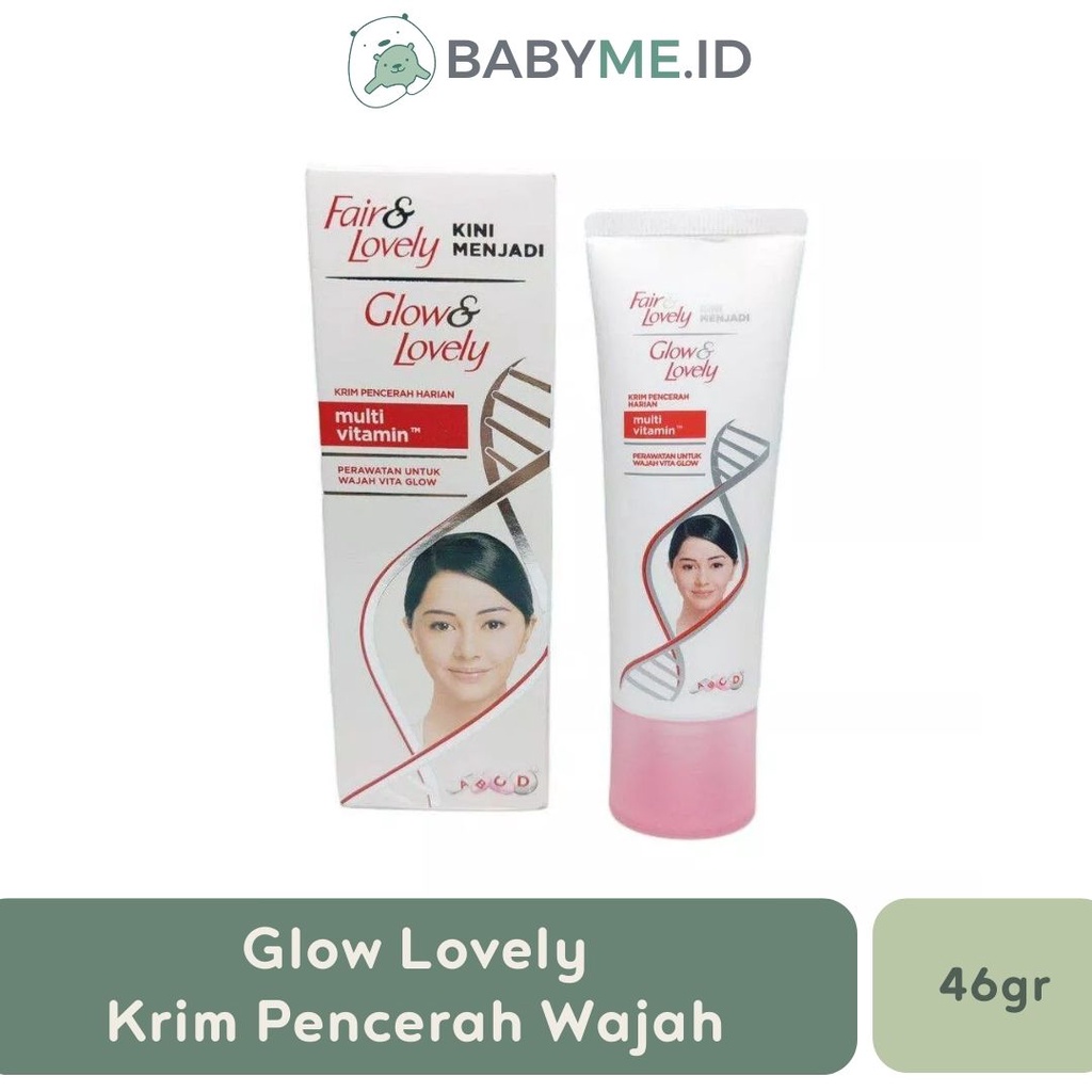 Glow &amp; Lovely Fair &amp; Lovely Cream Wajah Multivitamin 50 Gr 46 Gr 23 Gr - Brightening Cream Moisturizer