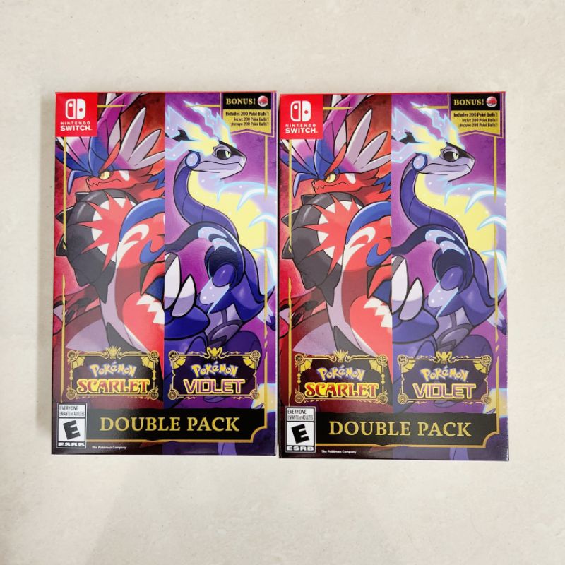 Pokemon Scarlet and Violet Double Pack Nintendo Switch Kaset English