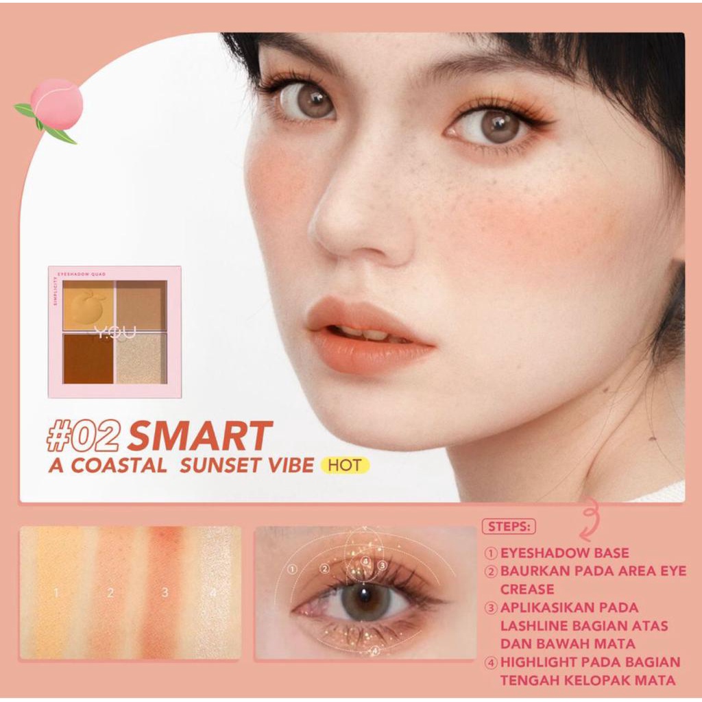 YOU The Simplicity Eyeshadow Quad Original - all varian