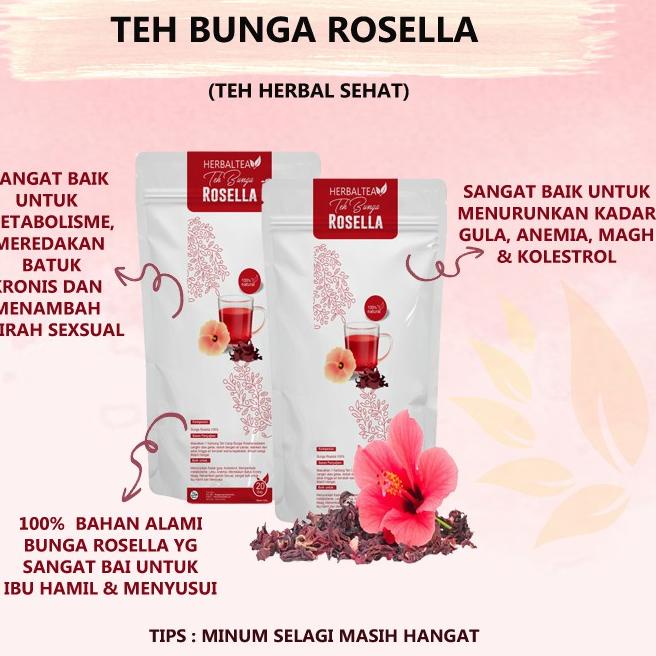 

ご teh bunga rosella herbal tea isi 20 kantong teh celup obat magh Menurunkan kadar gula dan kolestrol ゛
