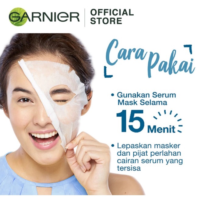 GARNIER SERUM MASK NIGHT isi 10pcs