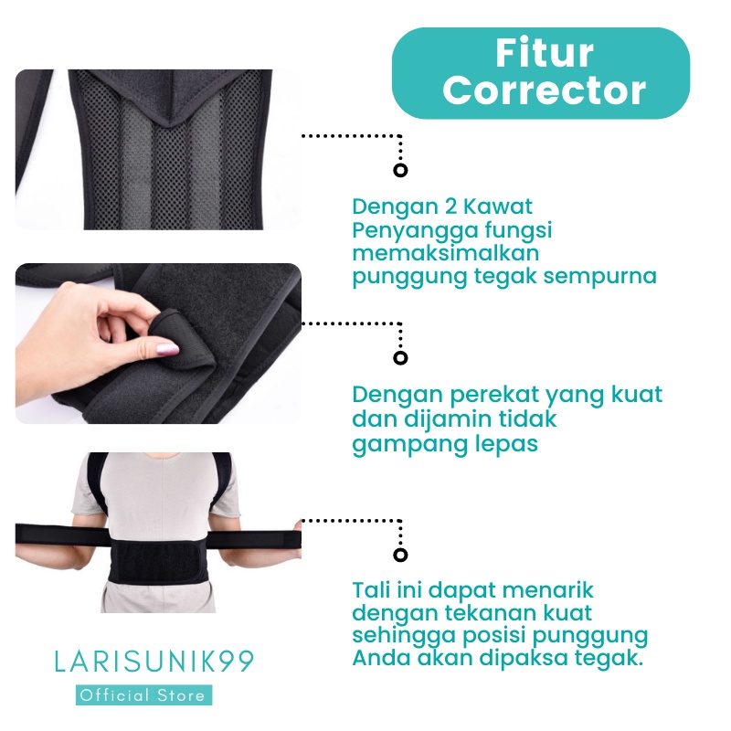 Sabuk Penyangga Punggung Korset Kesehatan Sabuk Terapi Posture Pain Need Help Corrector Besar 2021