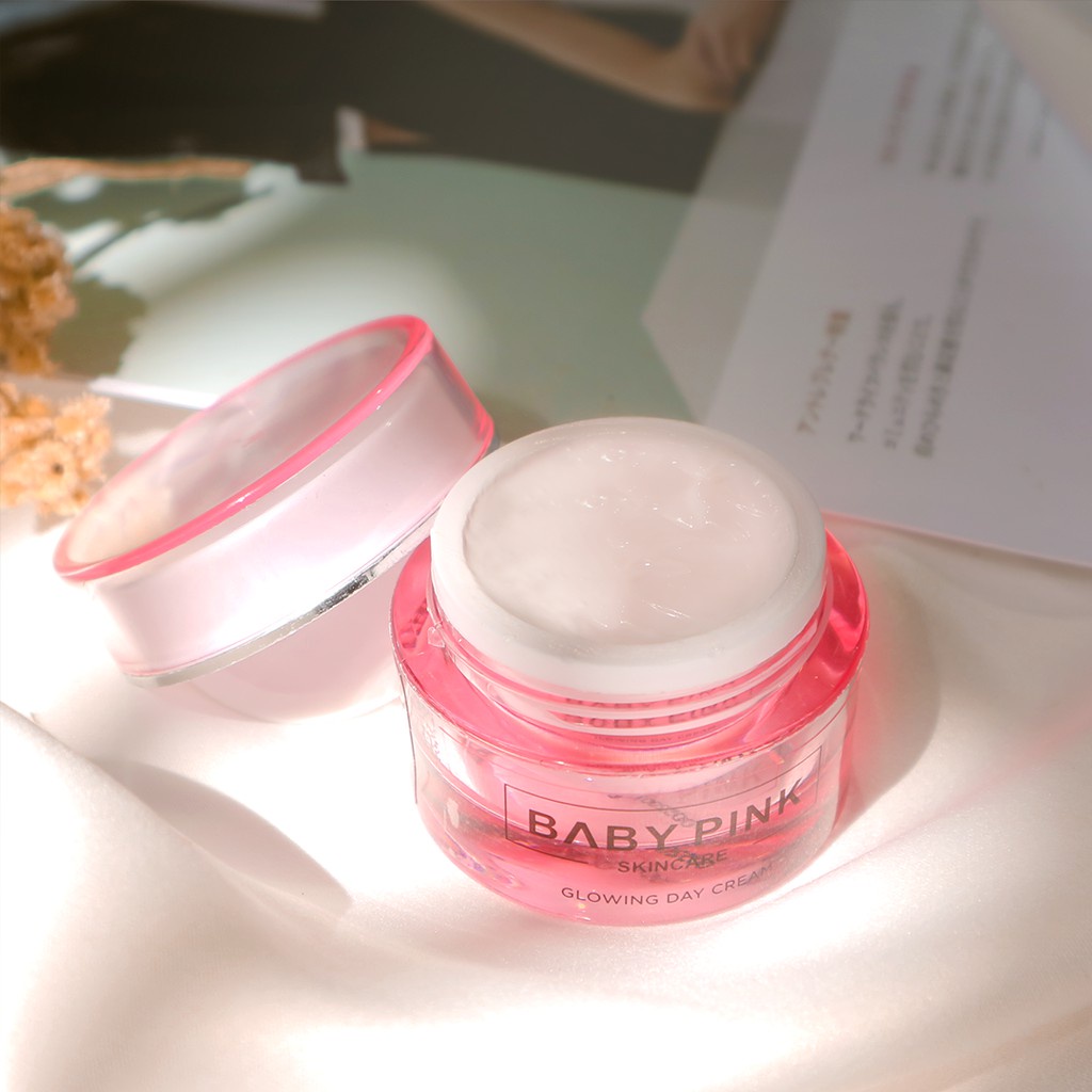 [ORIGINAL BONUS MASKER] Baby Pink Skincare Glowing Day Cream Resmi BPOM