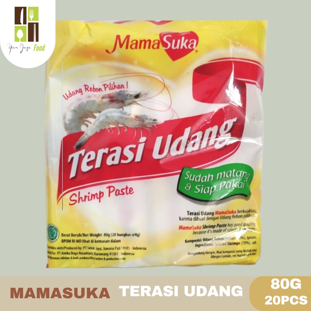 Mamasuka Terasi Udang 80 g [20 Pcs]