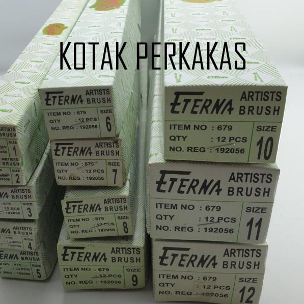 Kuas Lukis ETERNA nomor 12 per 1 lusin