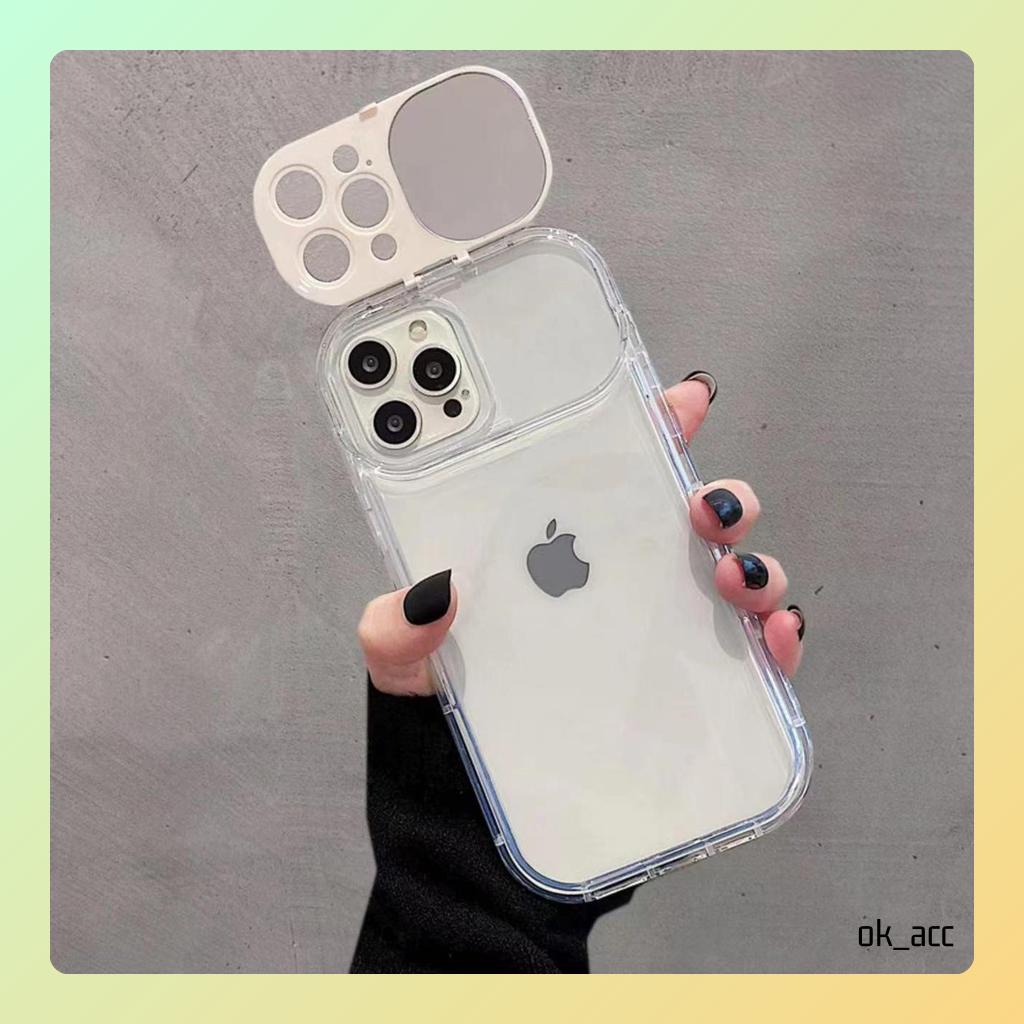 TERBARU Casing Cermin Cover pelindung Kamera Mirror FJ07 for Iphone 7+ 8+ X Xs Xr Max 11 12 13 14 Pro Max 14+ Plus 14Plus