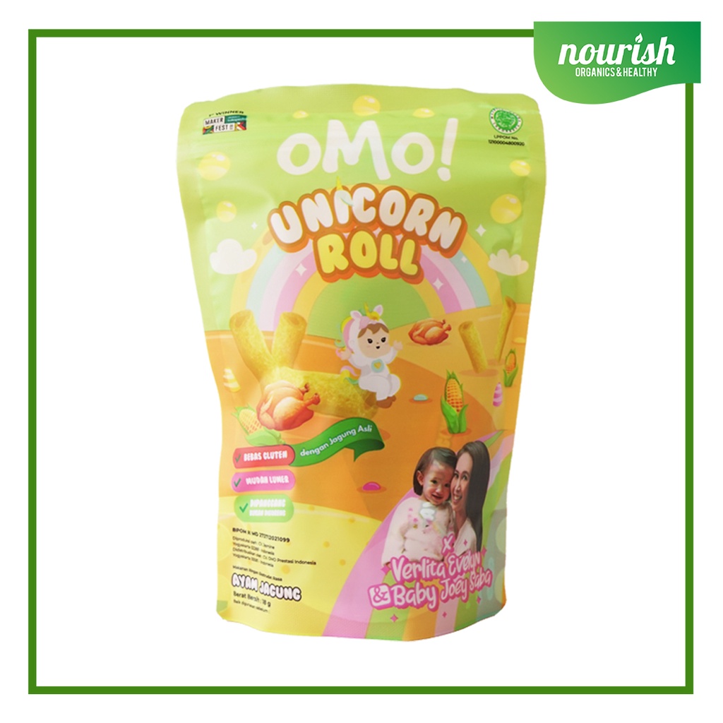 OMO ! OMO Unicorn Roll - Omo Healthy Snack Sehat Bayi Anak 25g