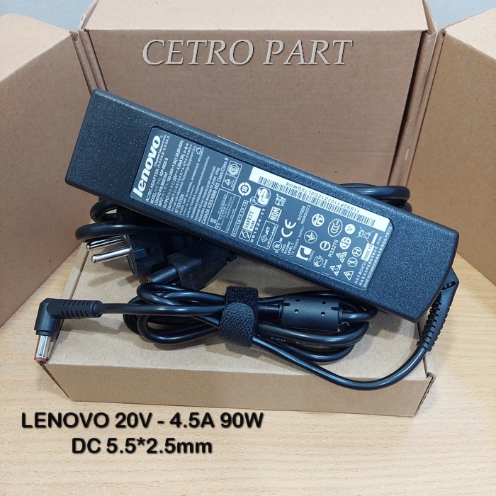 Adaptor Charger Laptop Lenovo 20V - 4.5A 90W DC 5.5*2.5mm -NEW