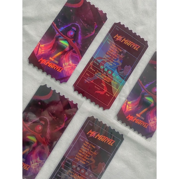 Collectible Ticket Ms Marvel - Fanmade