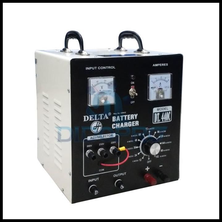 Promo Battery Charger Cas Aki Delta Dt440C, 40 Ah
