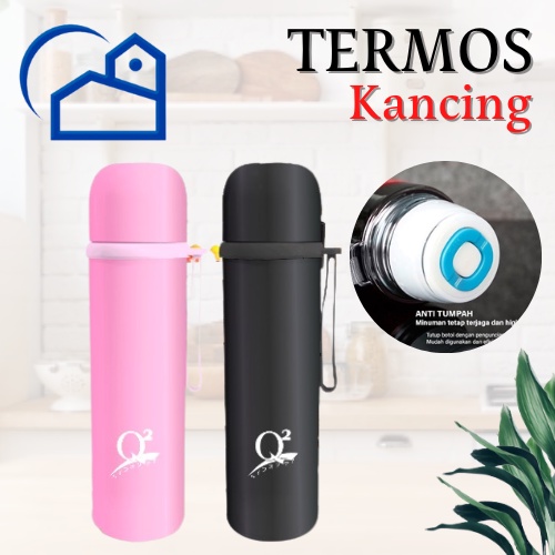 thermos kancing thernos aesthetic Thermos Tumbler Termos Air Panas dan dingin 304 stainless Vacuum Flask Botol Minum 6245