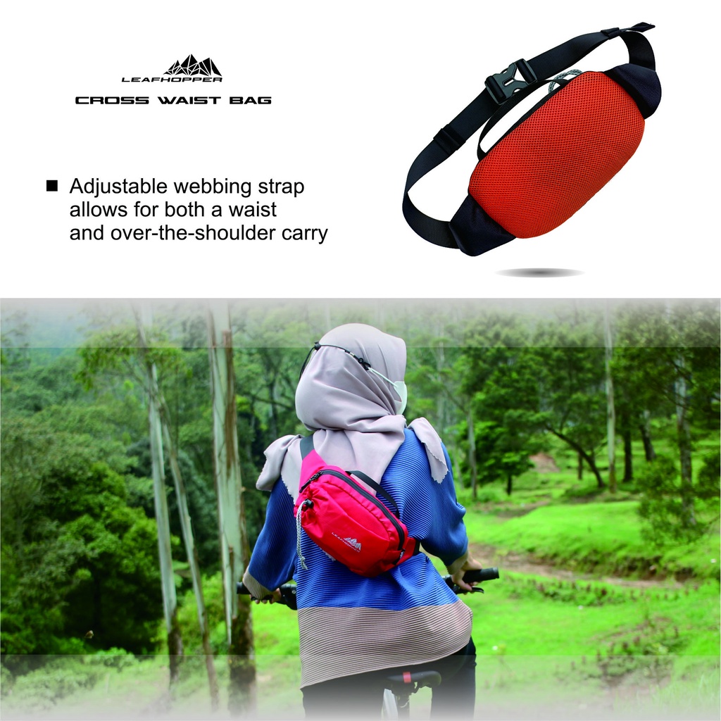 LEAFHOPPER Waistbag Botol Minum New Tas Pinggang Olahraga