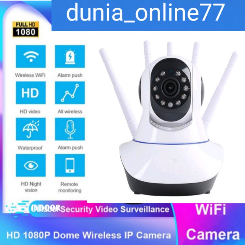 IP CAM CCTV wireless 5MP yoosee 5 antena home security APP YOOSEE