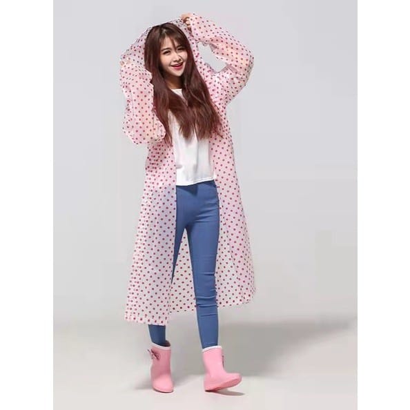 JAS HUJAN DEWASA MOTIF PONCO POLKADOT LIGHTWEIGHT | JAS HUJAN WANITA TERUSAN POLKADOT | JAS HUJAN TRAVEL TERUSAN WANITA / PRIA | JAS HUJAN PONCHO EVA MODEL WINPU PORTABEL TERUSAN DEWASA | JAS HUJAB IMPORT TERUSAN EVA RAINCOAT DEWASA POLKADOT