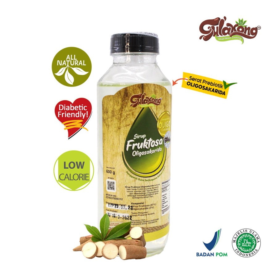 GulaKong Gula Singkong Cair 600gr