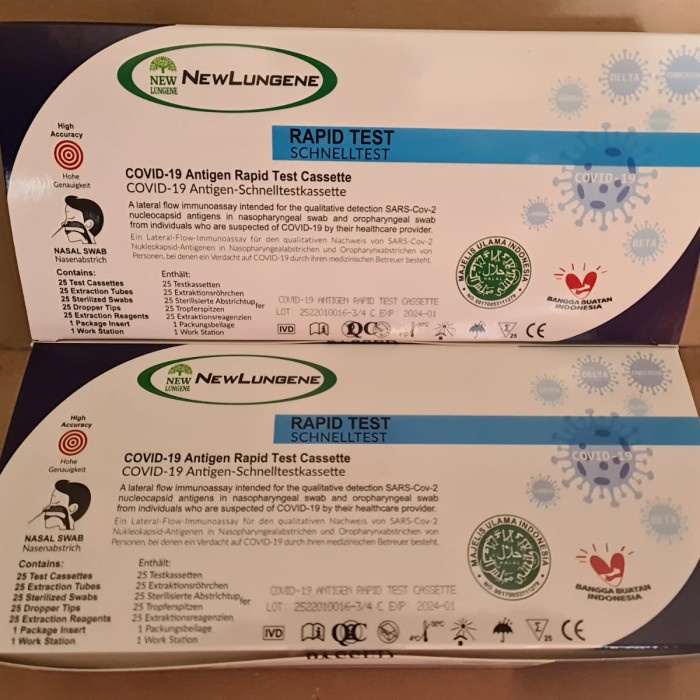 Antigen New Lungene swab hidung Nasal