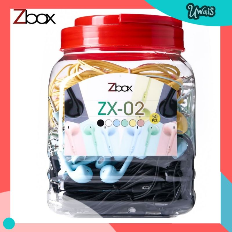 Headset Earphone Toples Zbox ZX 02 macaron superbass