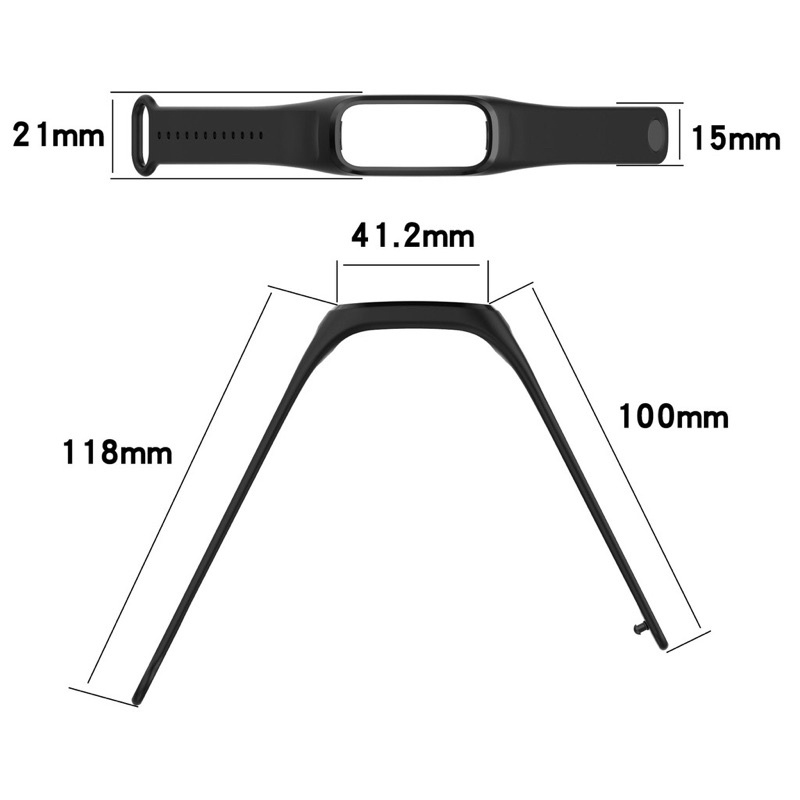 Strap Silikon Oppo Band Premium Kwalitas Tali Smartwatch Rubber Bahan Eva Strep Silicone