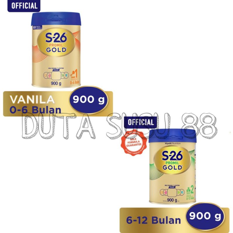 S-26 Gold Tahap 1 / Tahap 2 900g