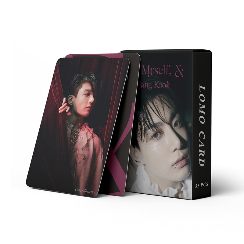 55pcs / Kotak Kartu Foto LOMO BTS JUNGKOOK 2022