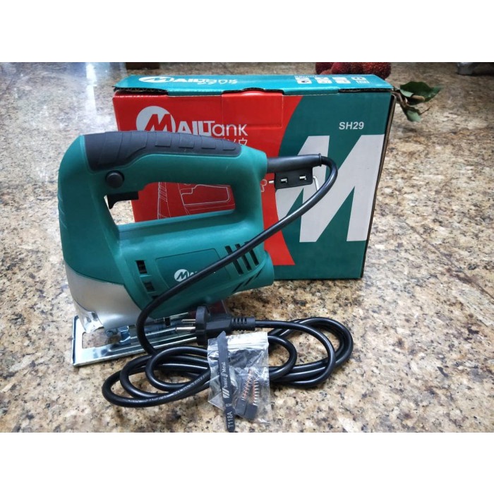 [BAYAR DITEMPAT] Promo Mesin Jigsaw Single Speed Merk Mailtank Gergaji Potong Kayu 550W / Perlengkap