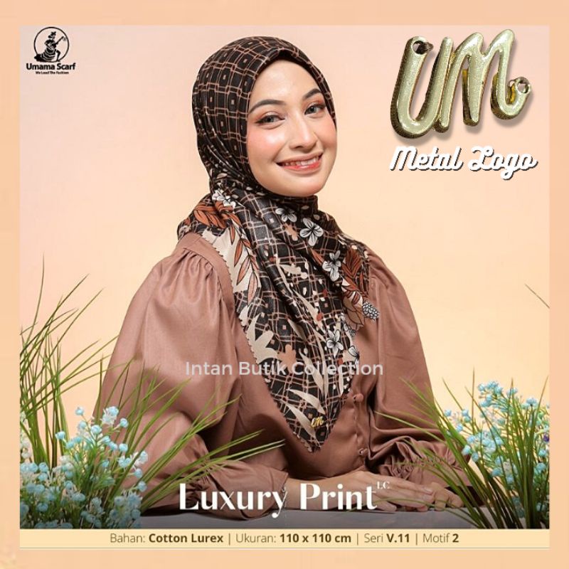 Umama LUXURY MOTIF ICON METAL LOGO / LUXURY PRINT LC