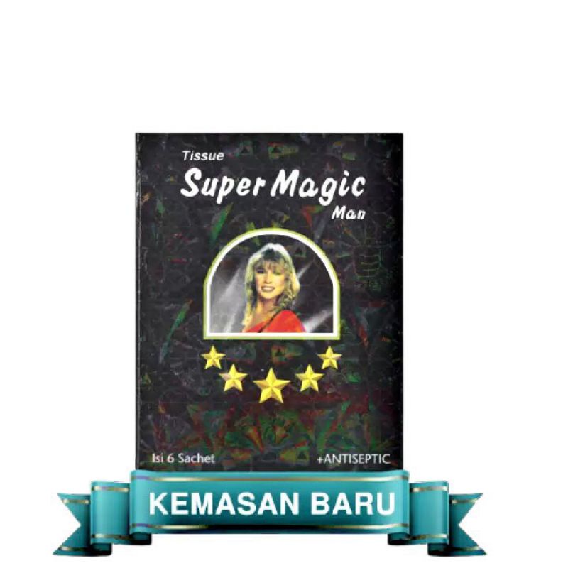 Tissue Super Magic Man / Tisu Magic box isi 6 bisa Ecer Original / Tissue Magic