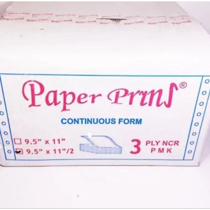 

Kertas Continuous Form 3ply 9.5 x 11.5