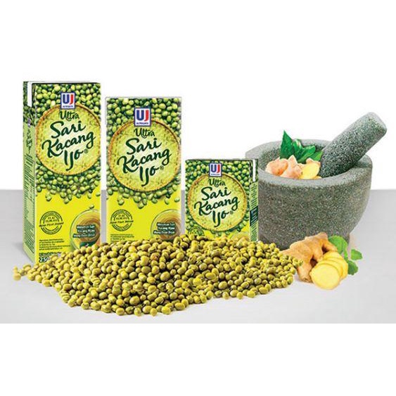 ULTRA SARI KACANG HIJAU 250ML 1 DUS = 24 PCS [SWEETSPACE]