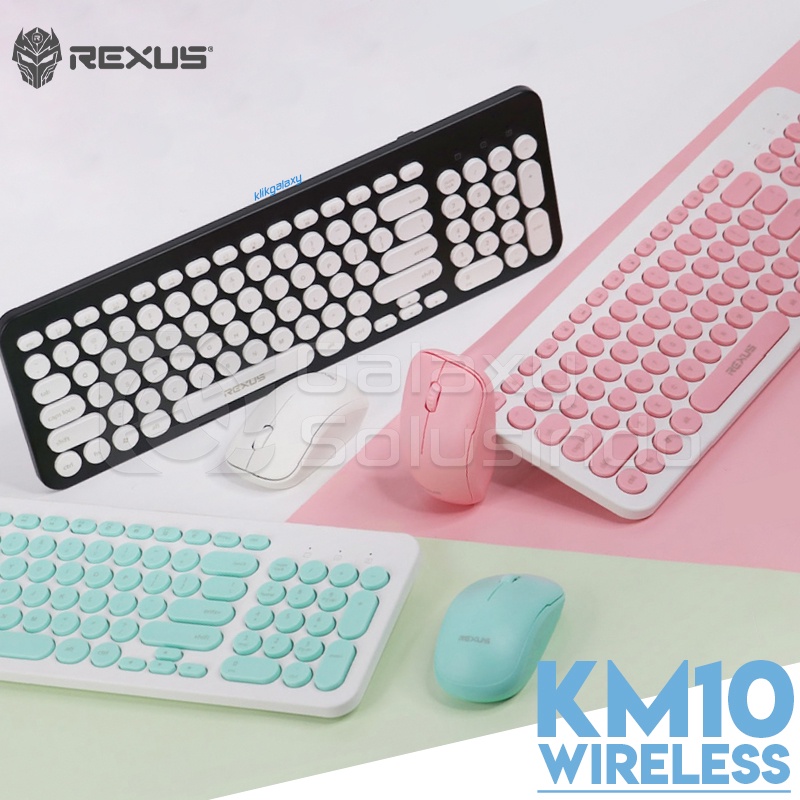 Rexus KM10 Keyboard Mouse Wireless Combo