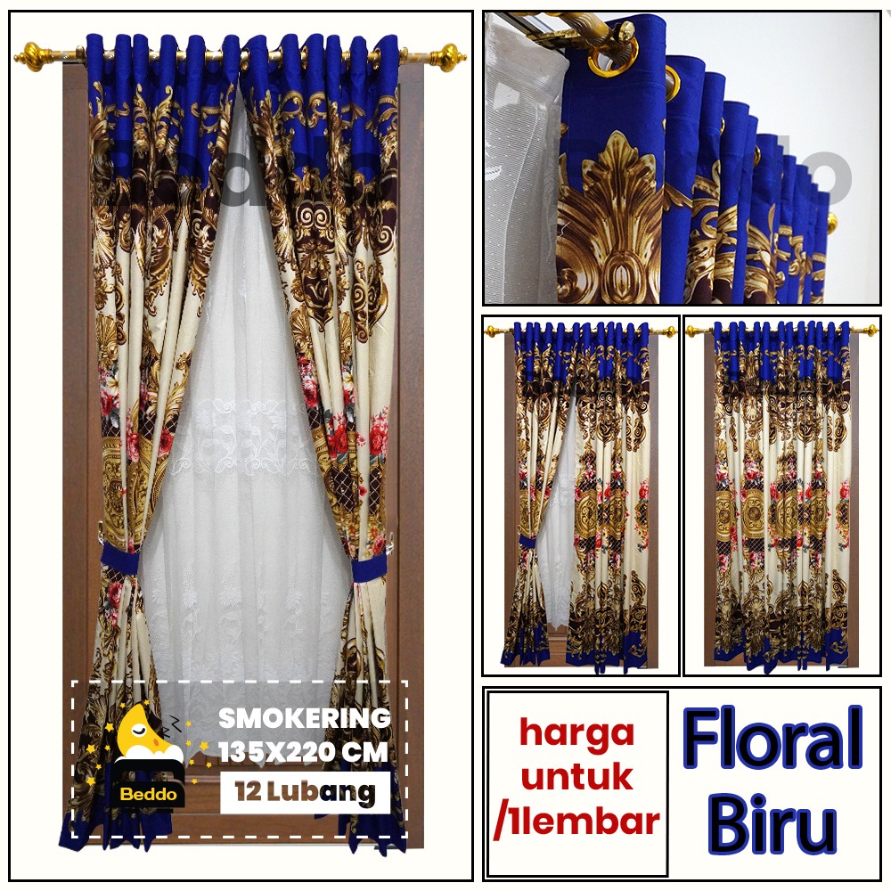 PROMO  MURAH BEST SELLER GORDEN PINTU DAN JENDELA// SMOKRING MOTIF BUNGA SULTAN (ring12)