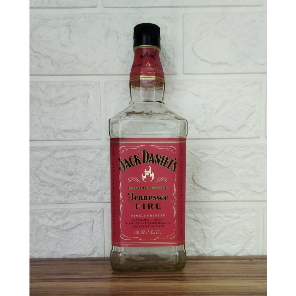 Jual Botol Bekas Jack Daniels Fire Liter Shopee Indonesia