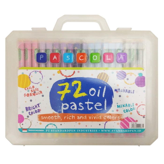 

Oil Pastels / Krayon / Crayon Pascola 72 Warna