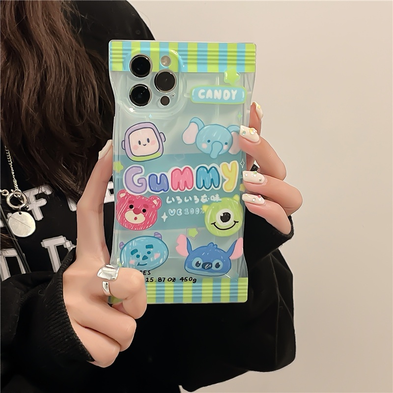 Soft Case Bahan TPU Desain Kartun Kuromi Gummy Untuk iPhone 11 14 12 13 Pro MAX 7 8 Plus 6s Plus XR 14 Plus XS MAX SE 2020