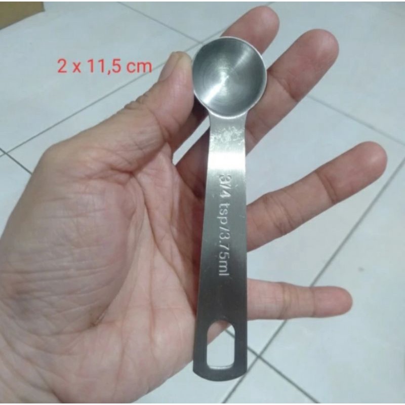 Sendok Takar Stainless 3,75ml Sendok Takar Stainless 3/4 TSP