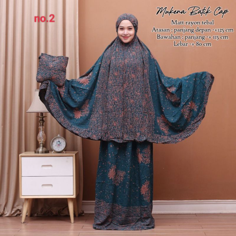 ADZIKRI - Mukena Dewasa Prada Pengantin Sutera Paris Premium