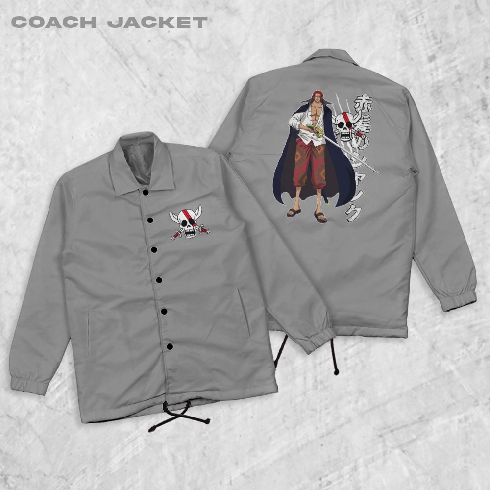 Fortglass One Piece Shanks Coach Jaket Polos Pria Jaket Parasut Unisex