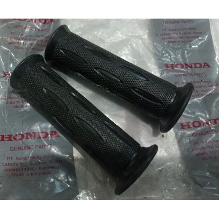 Karet Pipa Gas Hand Grip Handfad Kanan Kiri Vario 110 Beat Karbu Ori AHM