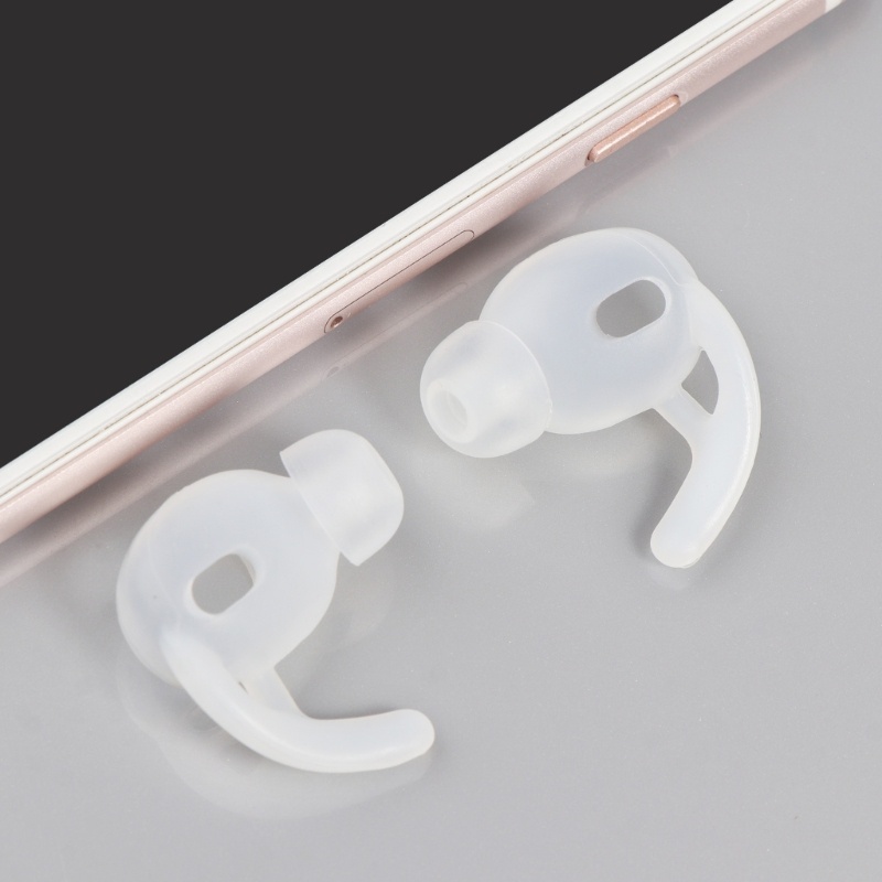 Bt 2pasang Bantalan Telinga Silikon Lembut Eartips Earphone Silicone Case ear Hook In-ear Earbuds Untuk3 Earphone