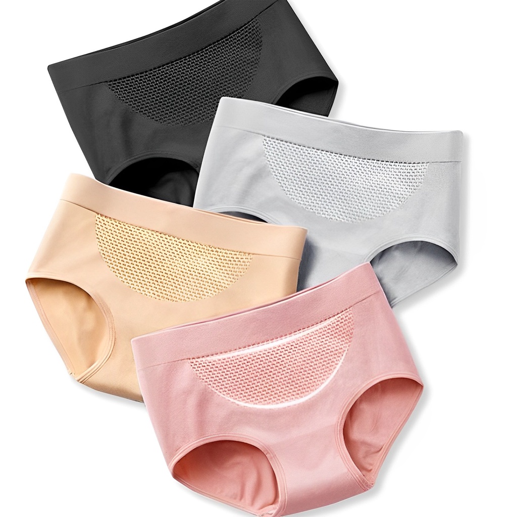 ✅Grosir Jam Senen - Celana dalam briefs seamless mid waist elastis wanita perempuan cewek