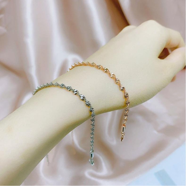 Gelang Wanita Rantai Spiral Caterpillar Copper Cantik Menawan Dalika