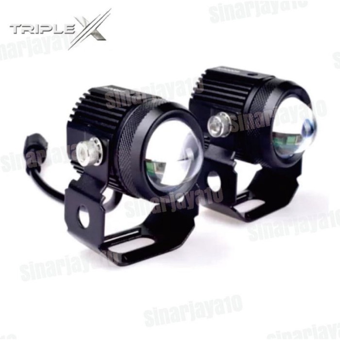 Led Lampu Triple X M1 M 1 Led Laser Kabut Foglamp Triple X Terang Moto
