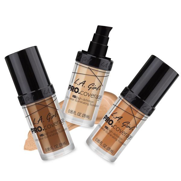 ❤ MEMEY ❤ LA GIRL Pro Coverage HD Long Wear Foundation 28ml | L.A. GIRL