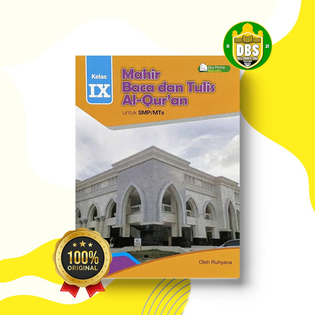 BUKU MAHIR BTQ KELAS 9 MAHIR BACA DAN TULIS AL-QUR'AN UNTUK SMP/MTS