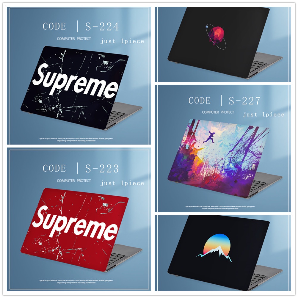 1pc Universal Bebas Potong COD Kulit Laptop Marmer Vinyl Dua Sisi Kulit Laptop Untuk ACER SWIFT5 NITRO5 K50 Swift 1 SF114 11 /12 /13 /14 /15 /17Inch Bukan Cropped Laptop Sticker Cover