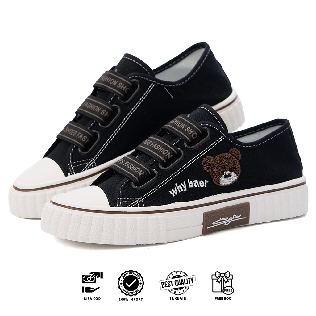 [Original Ber-Hologram] SNEAKYSHOES SENA SEPATU SNEAKERS WANITA FASHION KOREA IMPORT PREMIUM -  882