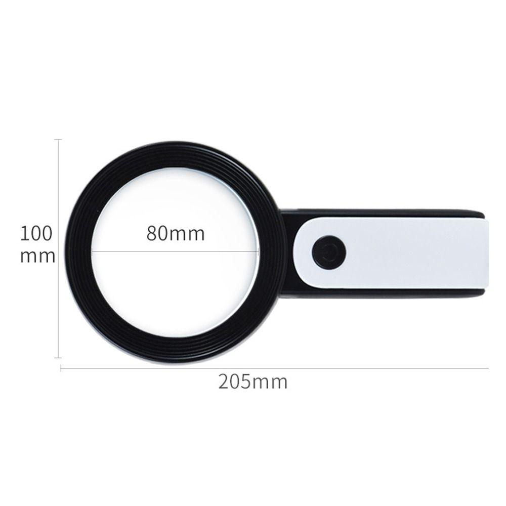 Top Reading Jewelry Magnifiers Profesional Lensa Kaca Pembesar 30X HD