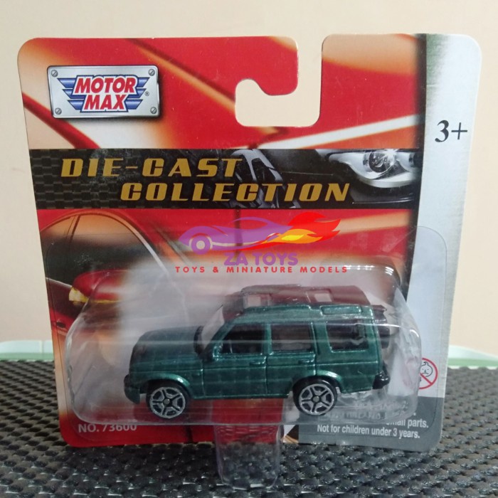 Diecast Land Rover Discovery Hijau by Motormax Skala 1:64 NUSEL