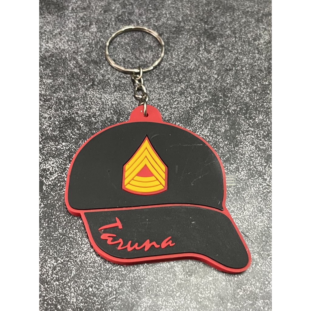 Gantungan Kunci Topi Akmil | Keychain | Gantungan Kunci Karet Akmil