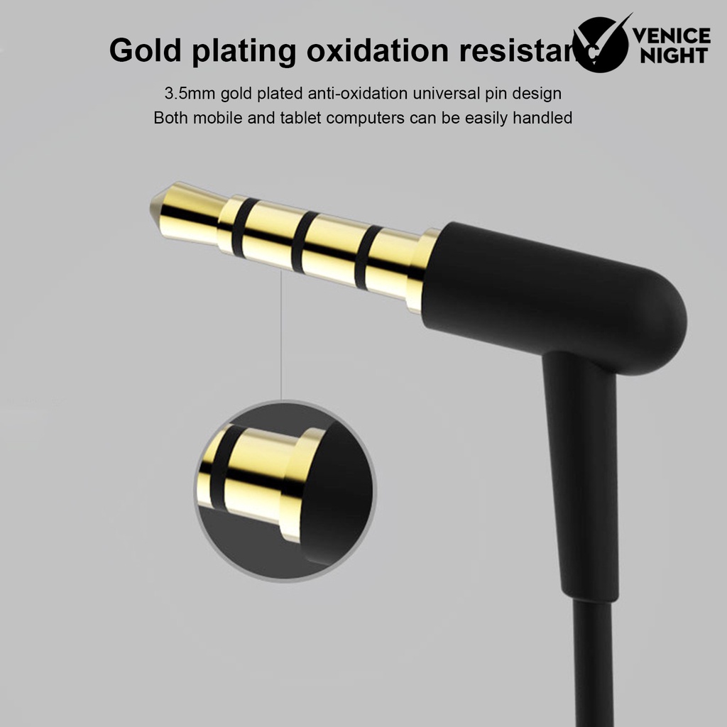 (VNEP) (Berkabel) remax 510 Earphone Ergonomis Mega Bass TPE Silicone In-ear Headphone yang Nyaman untuk Menelepon